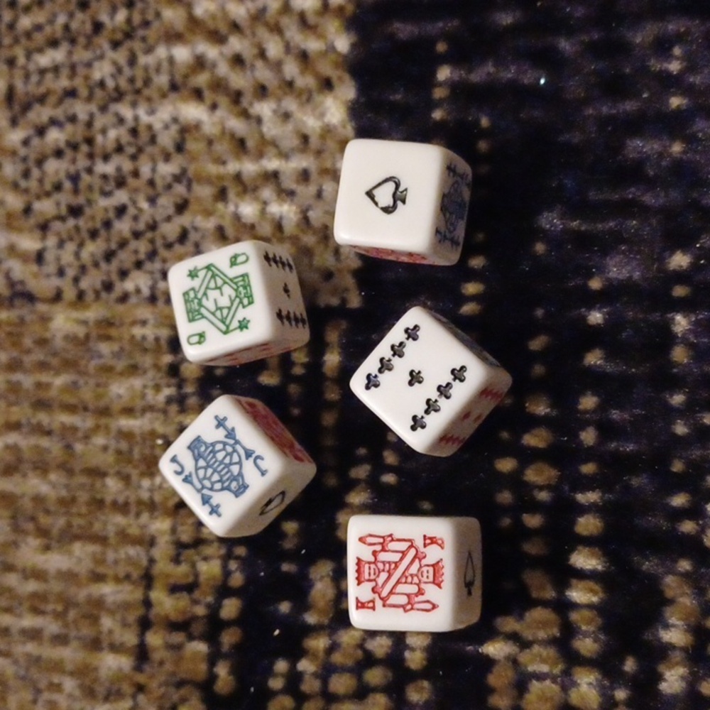 $4 Add-on Poker Dice Set Of 5
